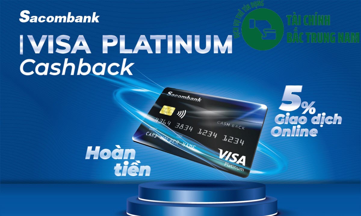 Rút tiền mặt từ thẻ tín dụng Sacombank