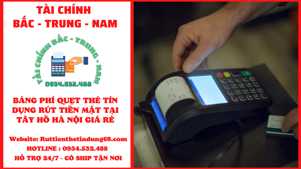 Rút tiền thẻ tín dụng Quận Tây Hồ