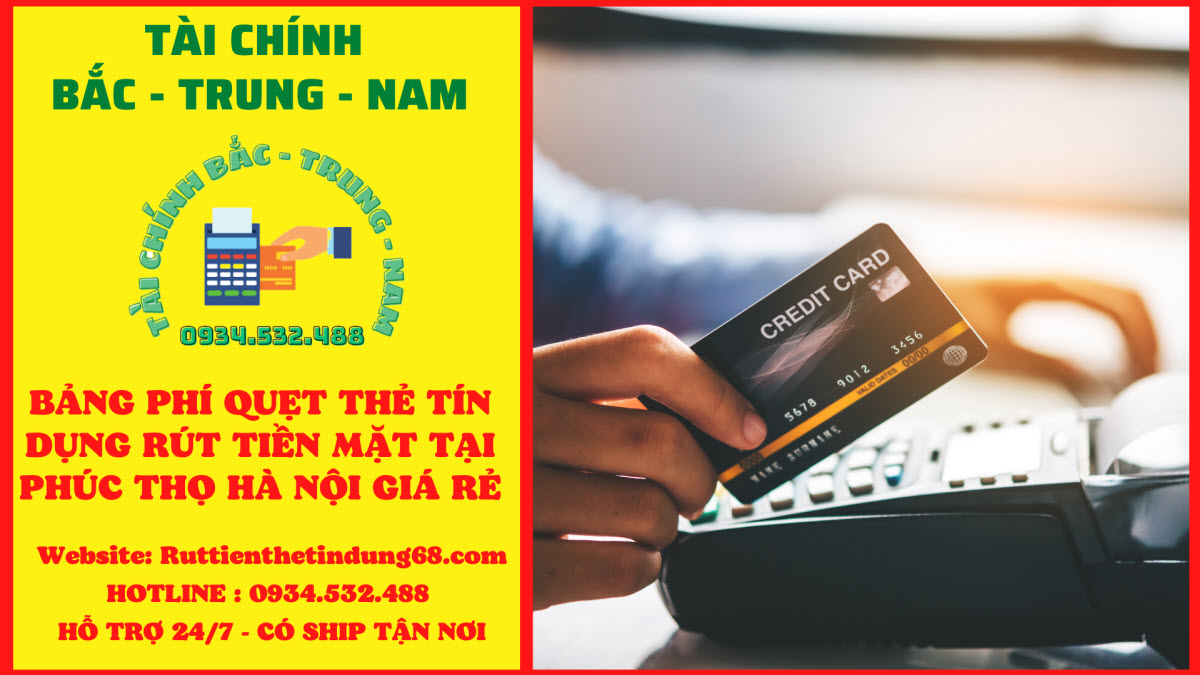 Rút tiền thẻ tín dụng tại Phúc Thọ Hà Nội Rút tiền thẻ tín dụng tại Phúc Thọ Hà Nội